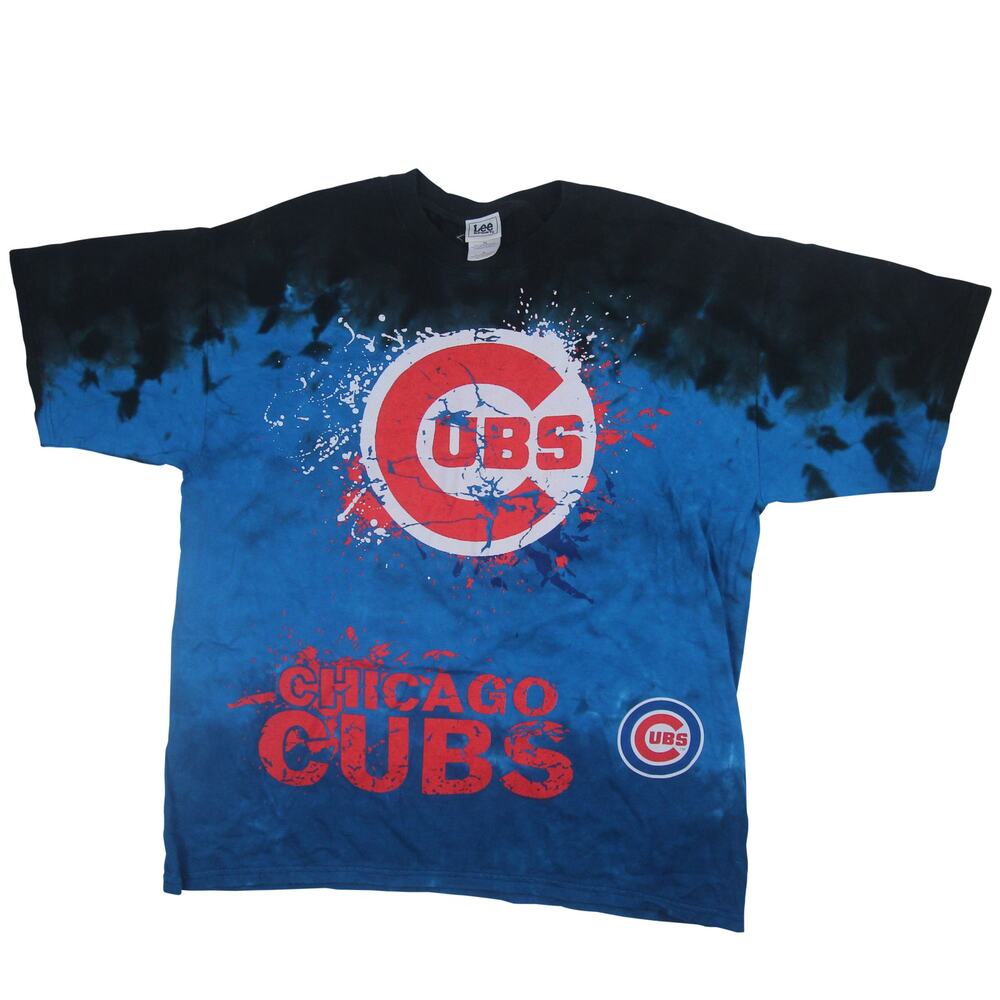 Vintage Lee Sport Chicago CubsTie Dye Graphic T Shirt